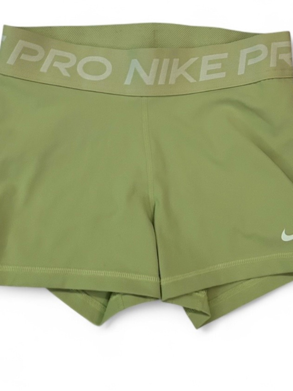 Light Green Nike Pro Shorts